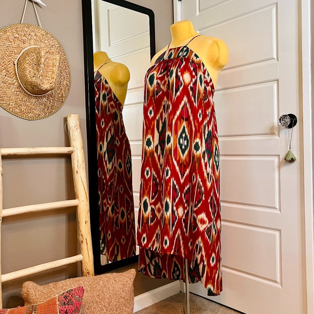 100% Silk Anthropologie Bohemian dress